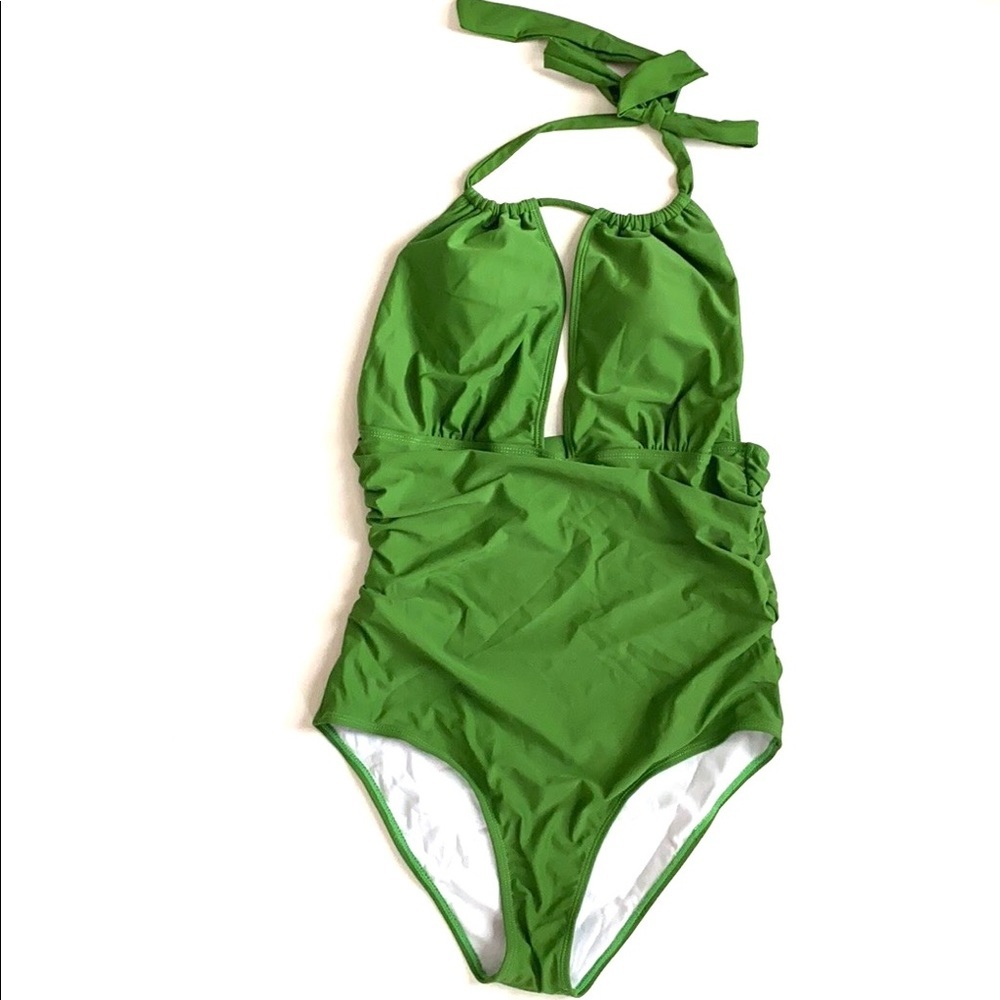 Eomenie One Piece Backless Tummy Control Swimsuit View 3
